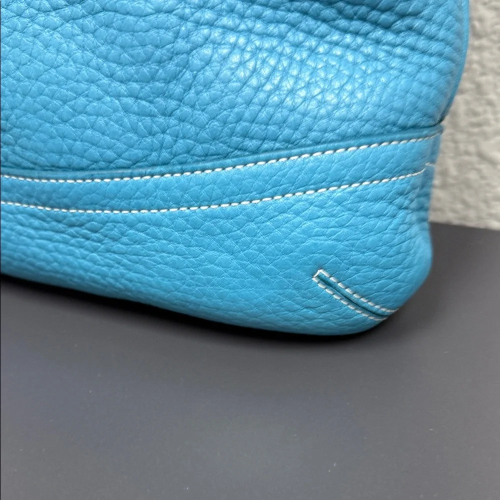 Rare Vintage Teal Blue Coach SoHo Leather Duffle